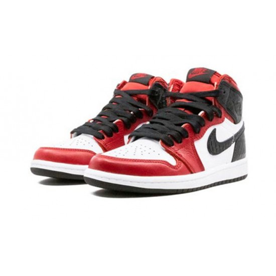 PK Shoes Jordan 1 High Snake Chicago Satin GYM RED Jordan GYM RED CU0449 601