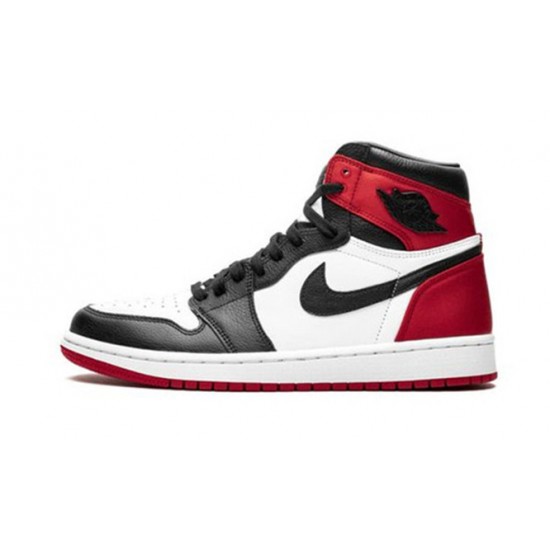 PK Shoes Jordan 1 High OG “Black Toe Jordan WHITE 555088 125