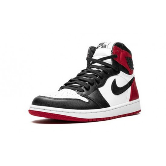 PK Shoes Jordan 1 High OG “Satin Black Toe” Jordan BLACK CD0461 016