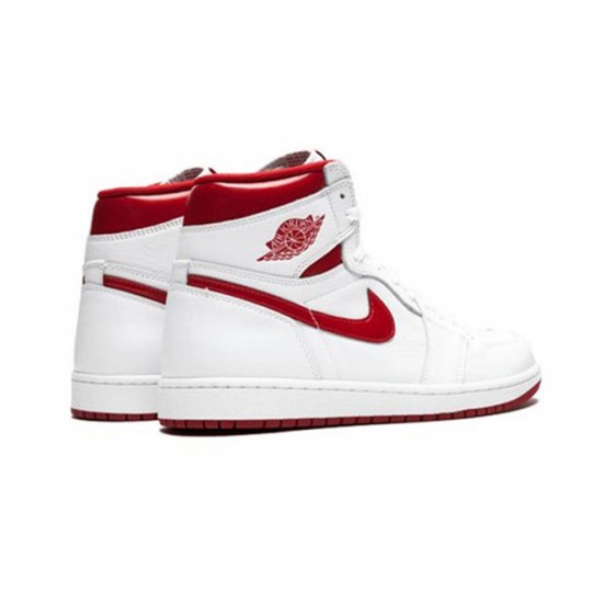 PK Shoes Jordan 1 High Metallic Red Jordan WHITE 555088 103