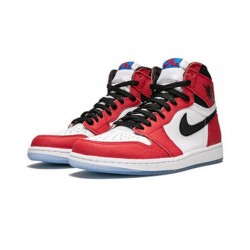 PK Shoes Jordan 1 High Spiderman GYM RED Jordan GYM RED 555088 602