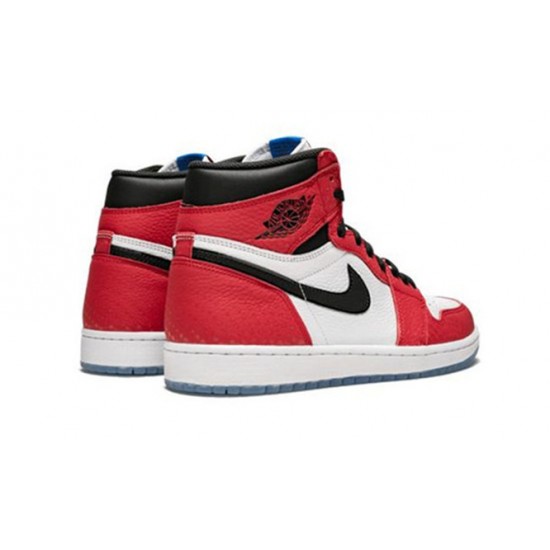 PK Shoes Jordan 1 High Spiderman GYM RED Jordan GYM RED 555088 602