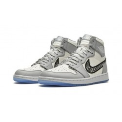 PK Shoes Jordan 1 High WOLF GREY Jordan WOLF GREY CN8607 002