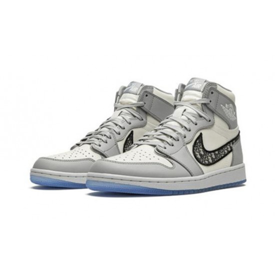 PK Shoes Jordan 1 High WOLF GREY Jordan WOLF GREY CN8607 002