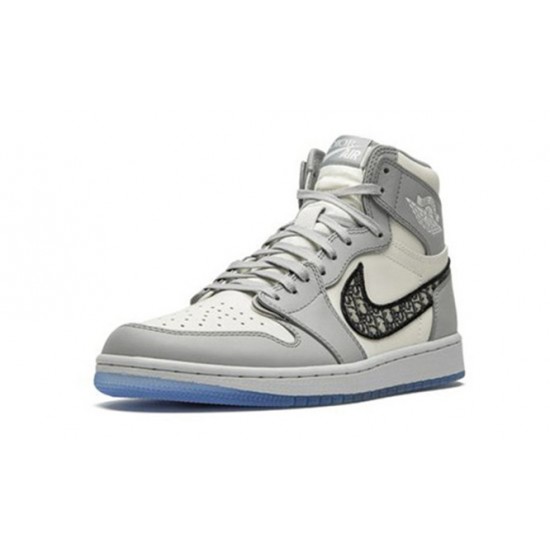 PK Shoes Jordan 1 High WOLF GREY Jordan WOLF GREY CN8607 002