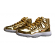 PK Shoes Jordan 11 Metallic Gold White Jordan White 528895 103