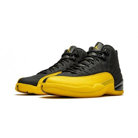 PK Shoes Jordan 12 University Gold Jordan BLACK 130690 070