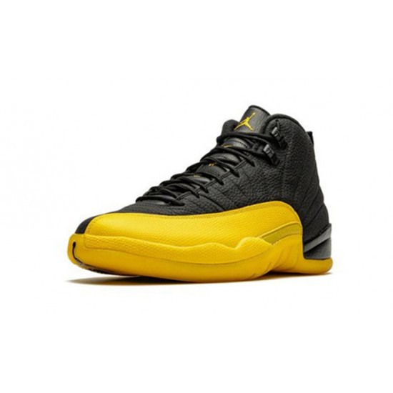 PK Shoes Jordan 12 University Gold Jordan BLACK 130690 070