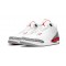 PK Shoes Jordan 3 Hall of Fame WHITE/FIRE RED Jordan WHITE 136064 116