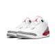 PK Shoes Jordan 3 Hall of Fame WHITE/FIRE RED Jordan WHITE 136064 116