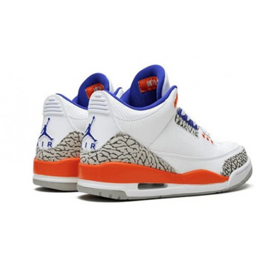 PK Shoes Jordan 3 Knicks Jordan WHITE 136064 148