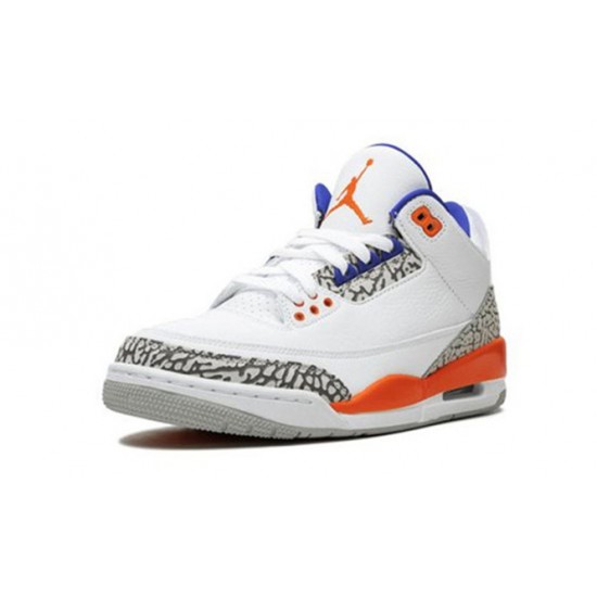 PK Shoes Jordan 3 Knicks Jordan WHITE 136064 148