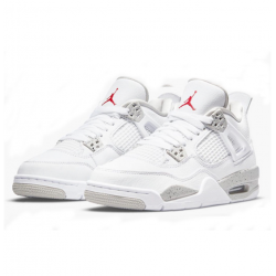 PK Shoes Jordan 4 White Oreo Jordan WHITE CT8527 100