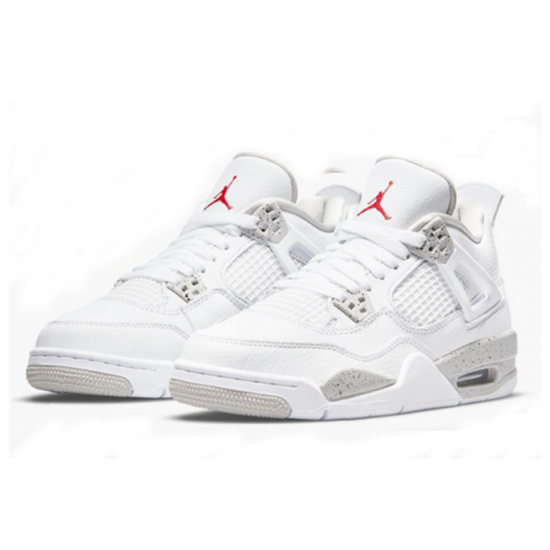 PK Shoes Jordan 4 White Oreo Jordan WHITE CT8527 100