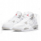 PK Shoes Jordan 4 White Oreo Jordan WHITE CT8527 100