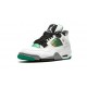 PK Shoes Jordan 4 Rasta &Lucid Green Jordan WHITE AQ9129 100