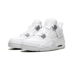 PK Shoes Jordan 4 Pure Money Jordan WHITE 408452 100