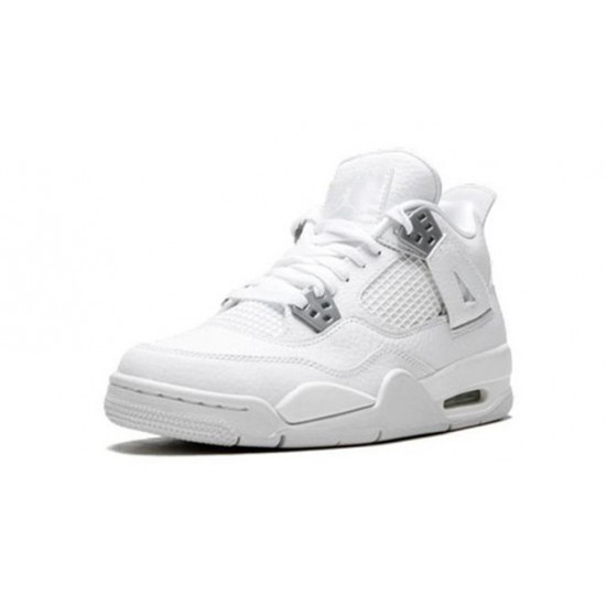 PK Shoes Jordan 4 Pure Money Jordan WHITE 408452 100