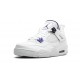 PK Shoes Jordan 4 Retro Metallic Purple WHITE/COURT PURPLE Jordan WHITE 408452 115