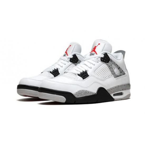 PK Shoes Jordan 4 White Cement Jordan WHITE 840606 192