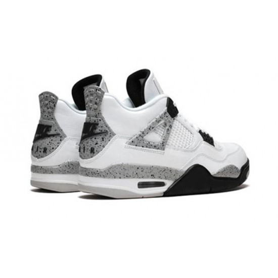 PK Shoes Jordan 4 White Cement Jordan WHITE 840606 192