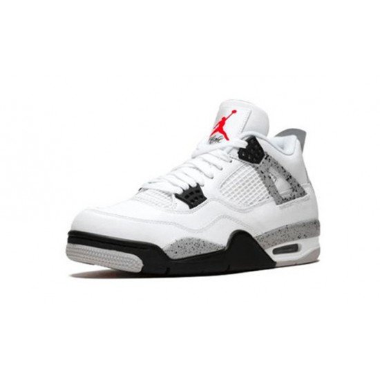 PK Shoes Jordan 4 White Cement Jordan WHITE 840606 192