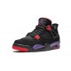 PK Shoes Jordan 4 Retro Raptors BLACK/COURT PURPLE Jordan BLACK AQ3816 056