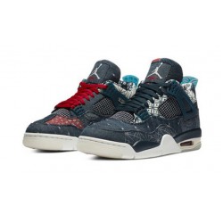 PK Shoes Jordan 4 Sashiko Jordan DEEP OCEAN CW0898 400