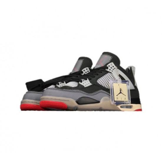 PK Shoes Jordan 4 Bred Jordan Black Red 308497 060