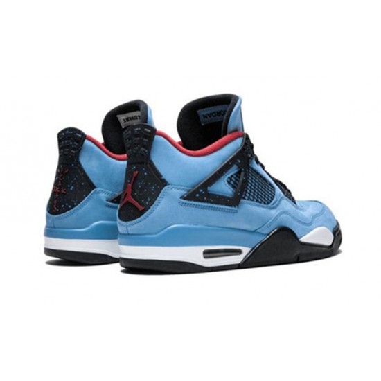 PK Shoes Jordan 4 Cactus Jack University Blue/Varsity Red Jordan University Blue 308497 406