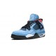 PK Shoes Jordan 4 Cactus Jack University Blue/Varsity Red Jordan University Blue 308497 406