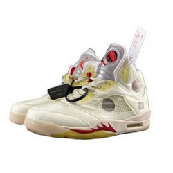 PK Shoes Jordan 5 White Sail/Fire Red-Muslin-Black Jordan Red Black CT8480 100