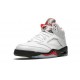 PK Shoes Jordan 5 Fire Red Jordan TRUE WHITE DA1911 102