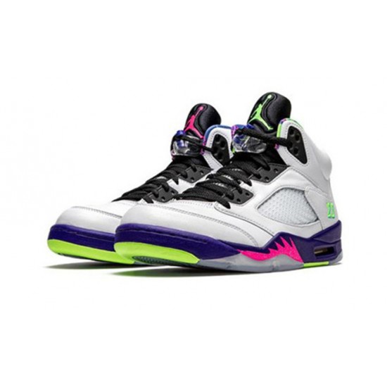 PK Shoes Jordan 5 Alternate Bel-Air WHITE/COURT PURPLE Jordan WHITE DB3335 100