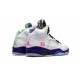 PK Shoes Jordan 5 Alternate Bel-Air WHITE/COURT PURPLE Jordan WHITE DB3335 100