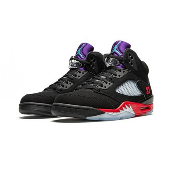 PK Shoes Jordan 5 Grape Fire Red Jordan BLACK CZ1786 001