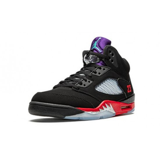 PK Shoes Jordan 5 Grape Fire Red Jordan BLACK CZ1786 001