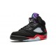 PK Shoes Jordan 5 Grape Fire Red Jordan BLACK CZ1786 001