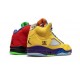 PK Shoes Jordan 5 What the VARSITY MAIZE/COURT PURPLE-GHO Jordan VARSITY MAIZE CZ5725 700