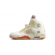 PK Shoes Jordan 5 White Sail/Fire Red-Muslin-Black Jordan Red Black CT8480 100