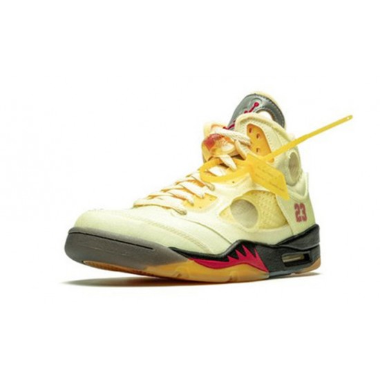 PK Shoes Jordan 5 SAIL/FIRE RED-MUSLIN Jordan SAIL DH8565 100