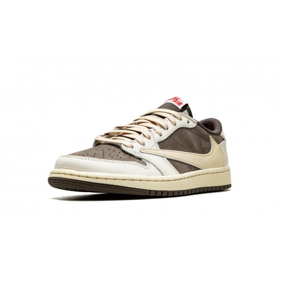 Mens Nike Air Jordan 1 Low Travis Scott - Reverse Mocha DM7866-162 Shoes