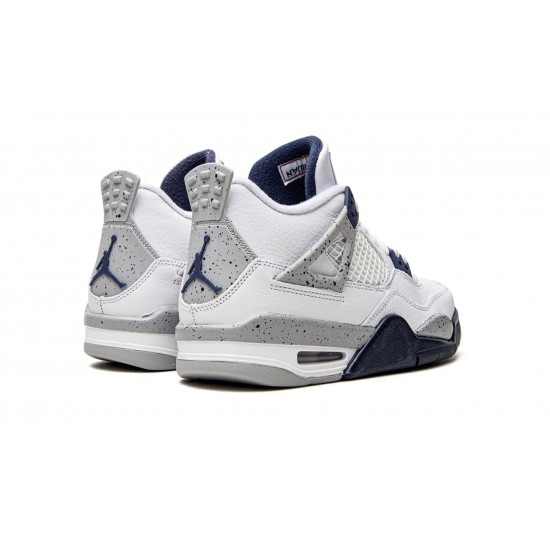 GradeSchool Nike Air Jordan 4 Midnight Navy 408452-140 Shoes