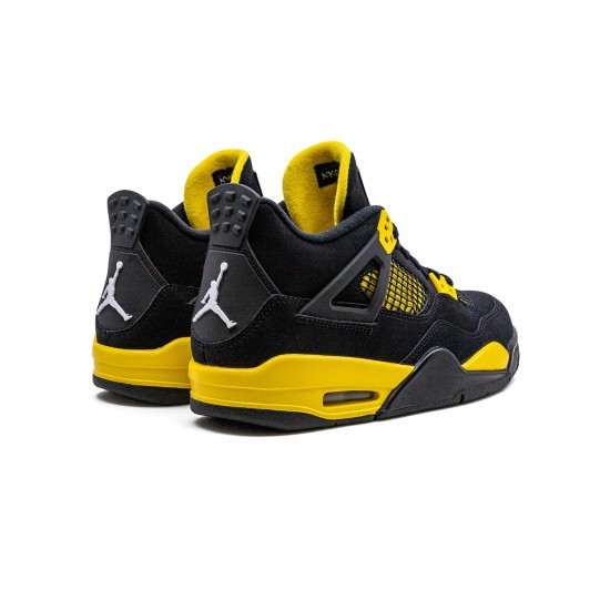 GradeSchool Nike Air Jordan 4 Thunder 2023 408452-017 Shoes